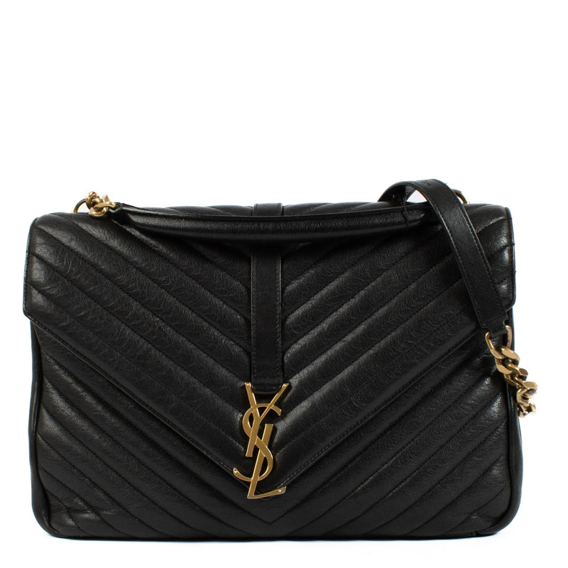 Saint Laurent Zwarte Grote College Tas