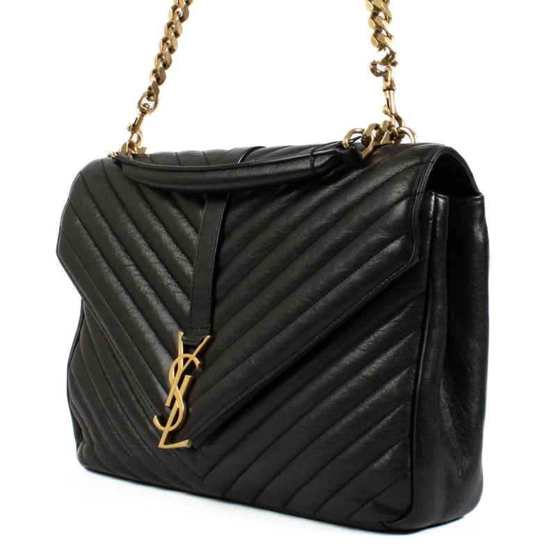 Saint Laurent Zwarte Grote College Tas