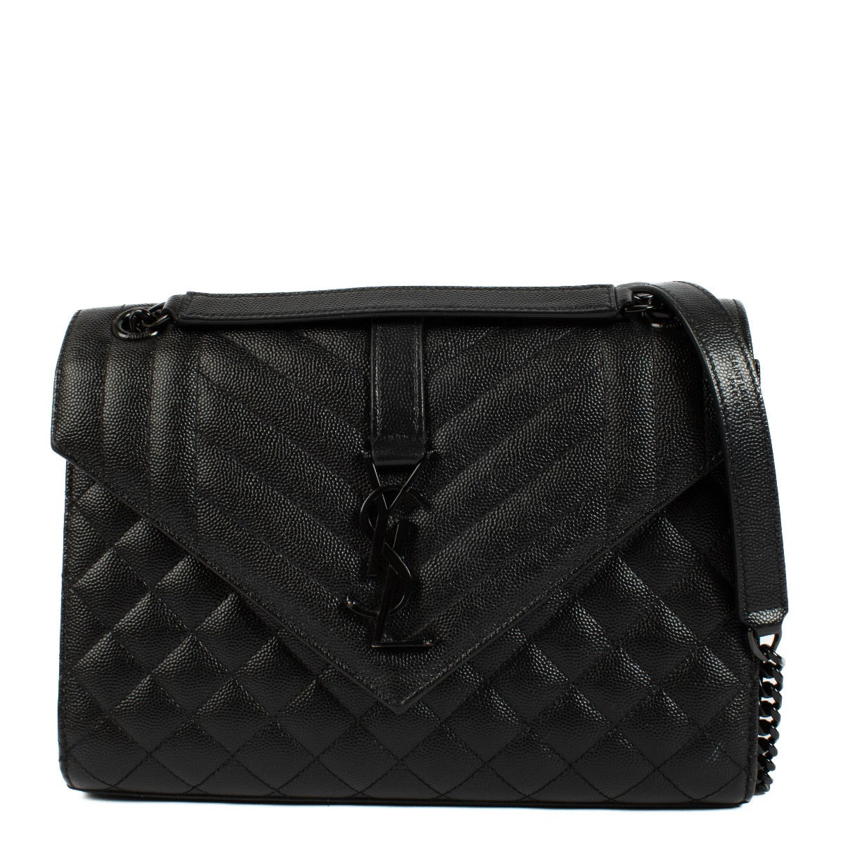 Saint Laurent So Black Medium Envelope Bag