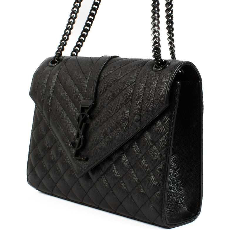 Saint Laurent So Black Medium Enveloptas