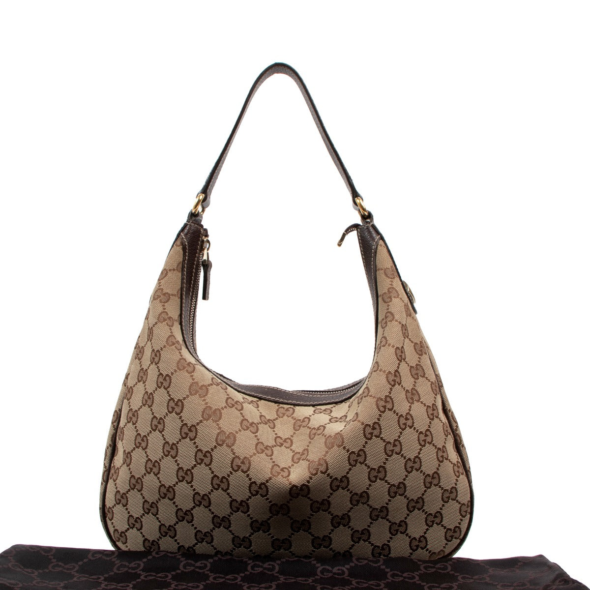 Gucci Charmy GG Canvas Hobo Bag