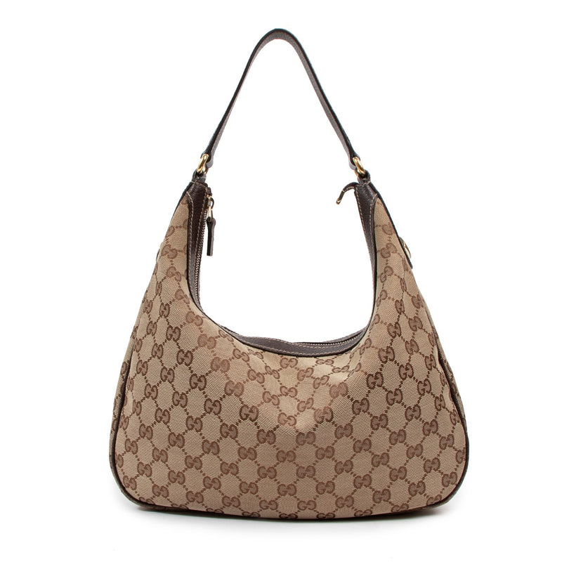 Gucci Charmy GG Canvas Hobo Bag