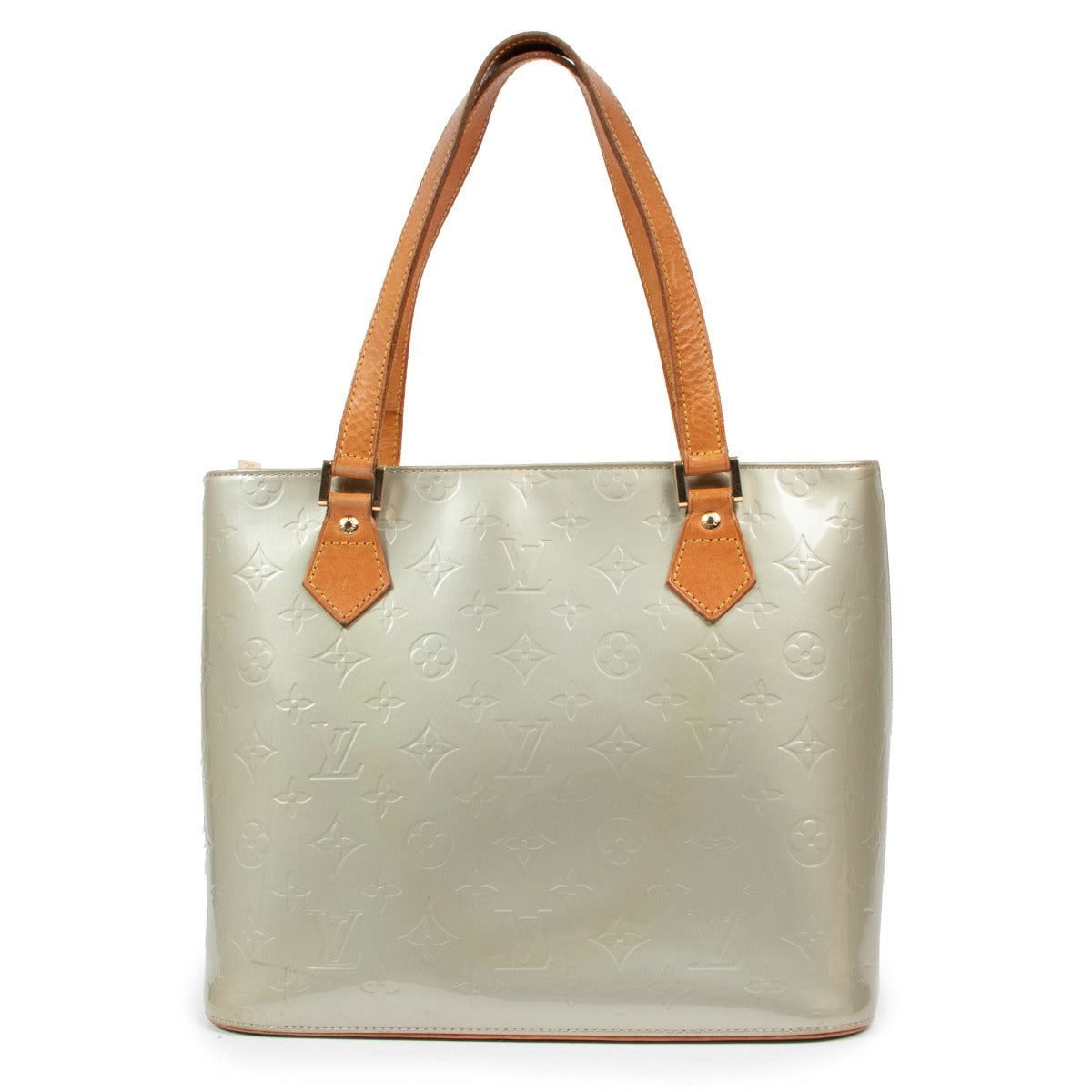 Louis Vuitton Peppermint Monogram Vernis Houston Bag