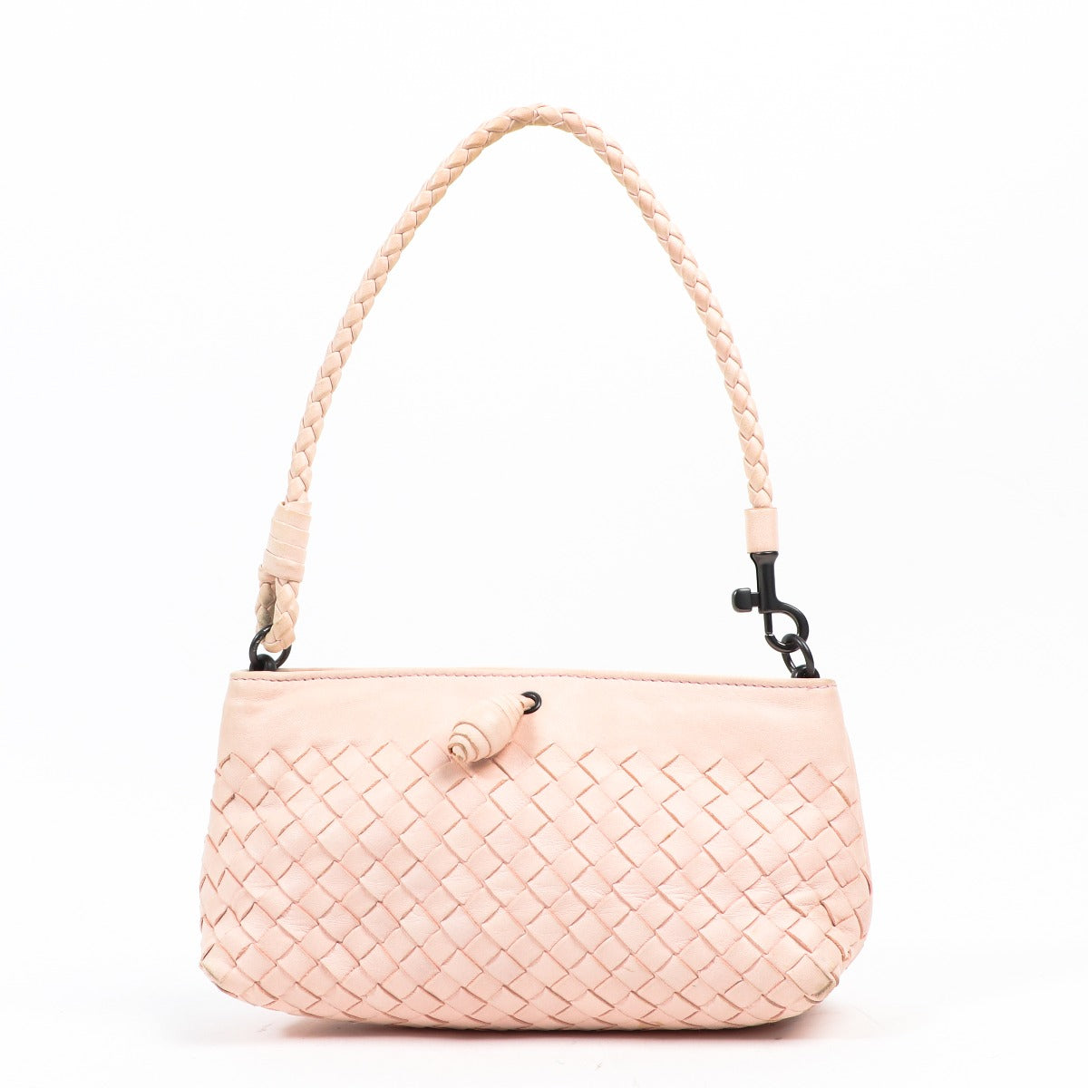 Bottega Veneta Quarzo Nude Intreccaito Mini Schoudertas