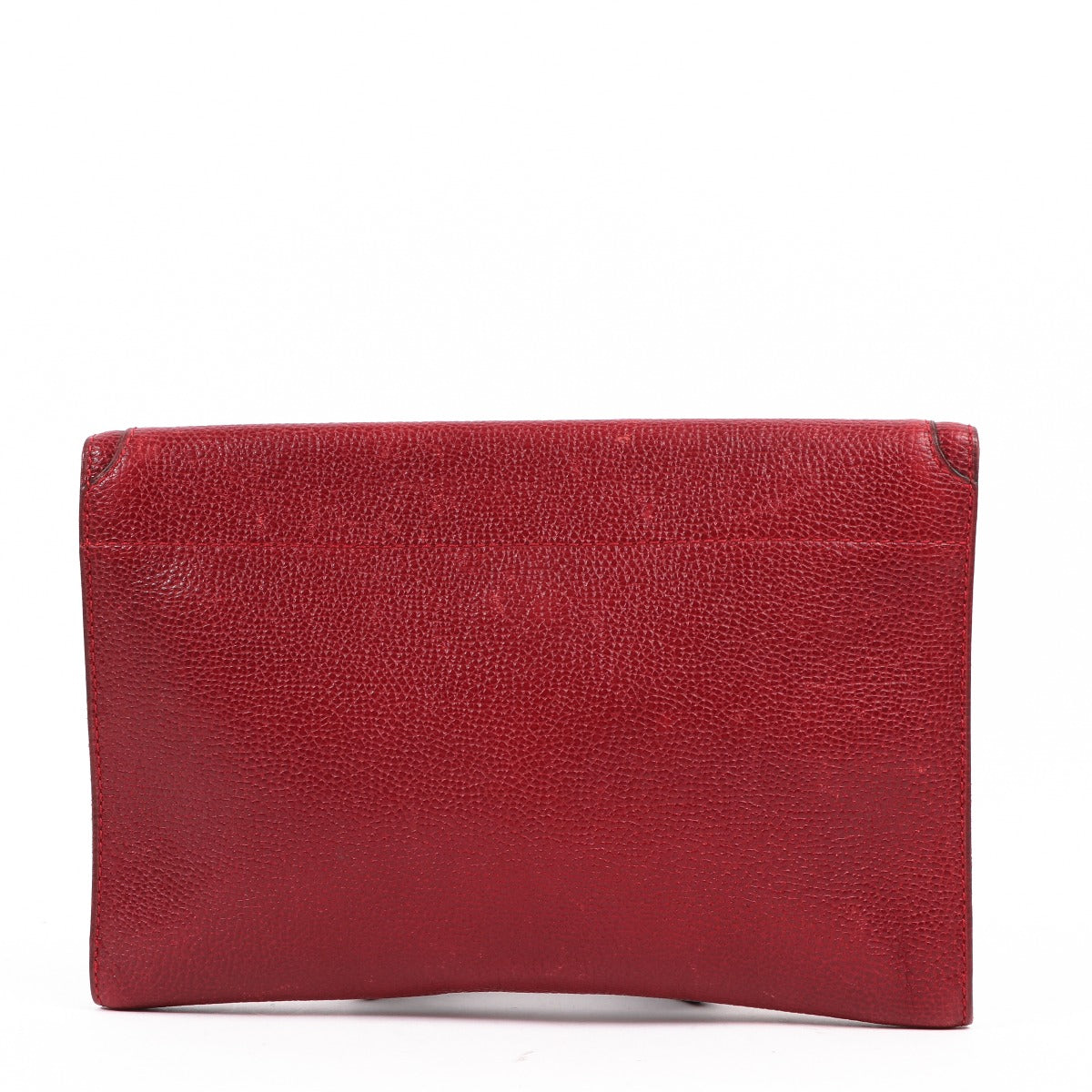 Delvaux Rode Leren Loupiac Vintage Clutch