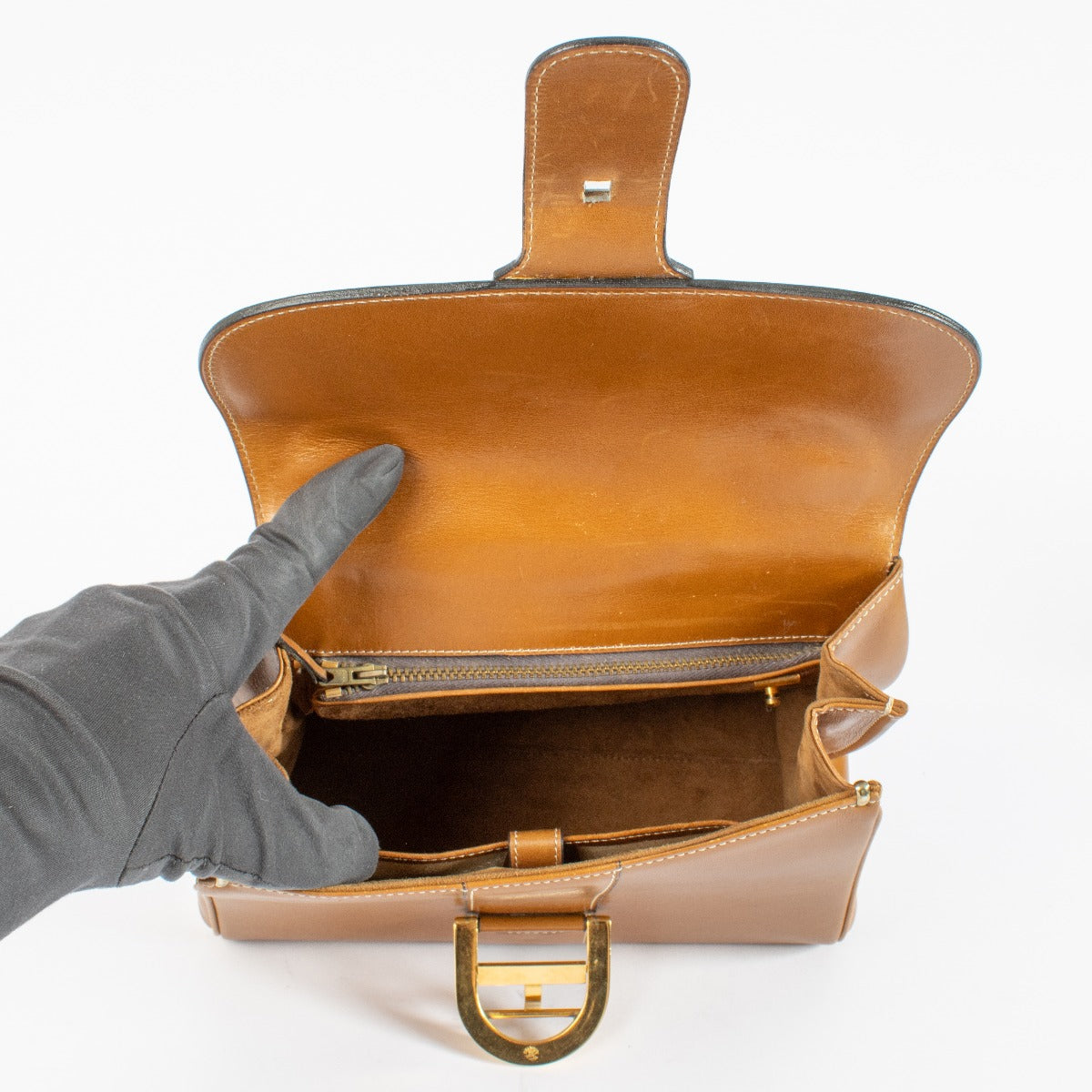Delvaux Cognac Brillant PM