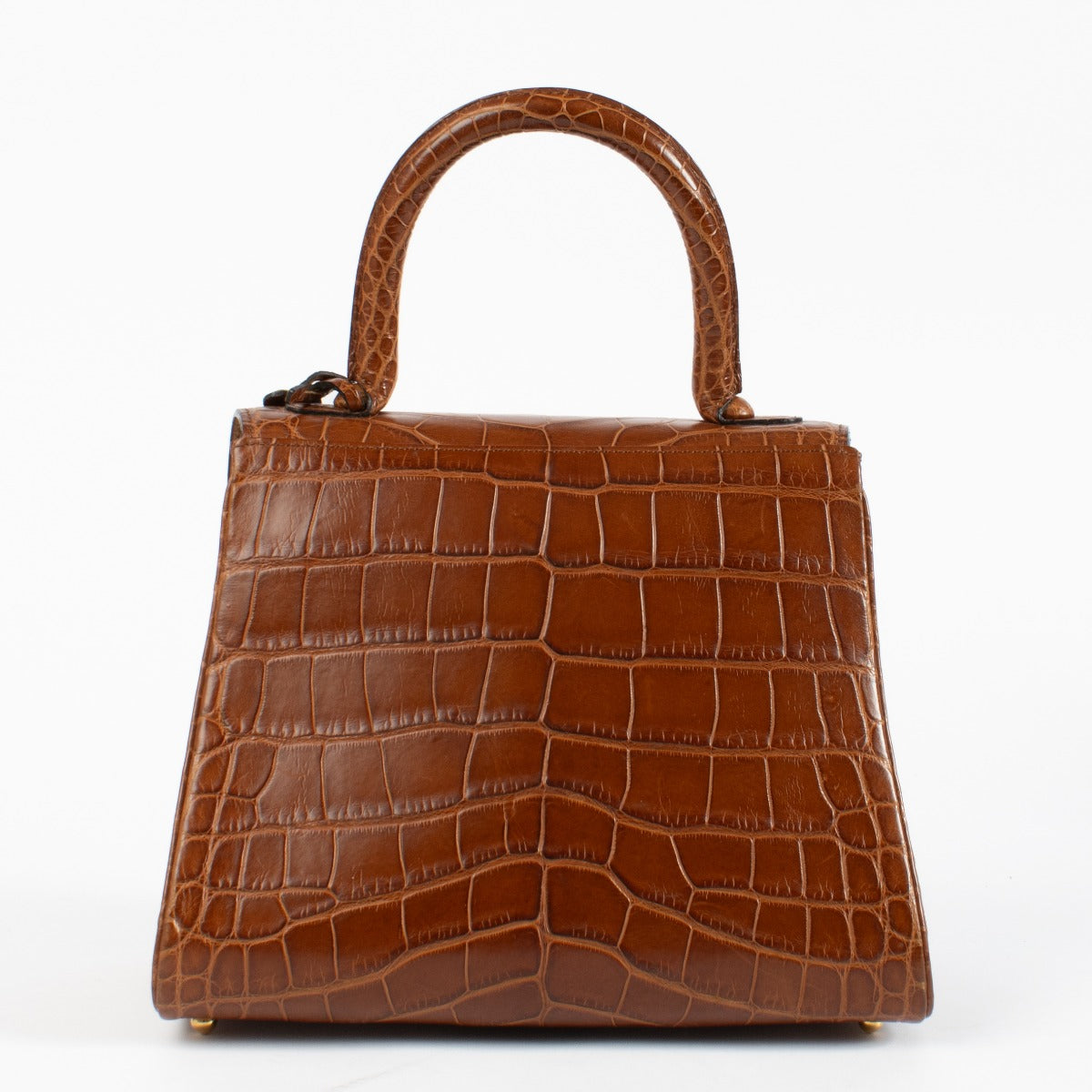 Delvaux Cognac Mat Alligator Brillant PM