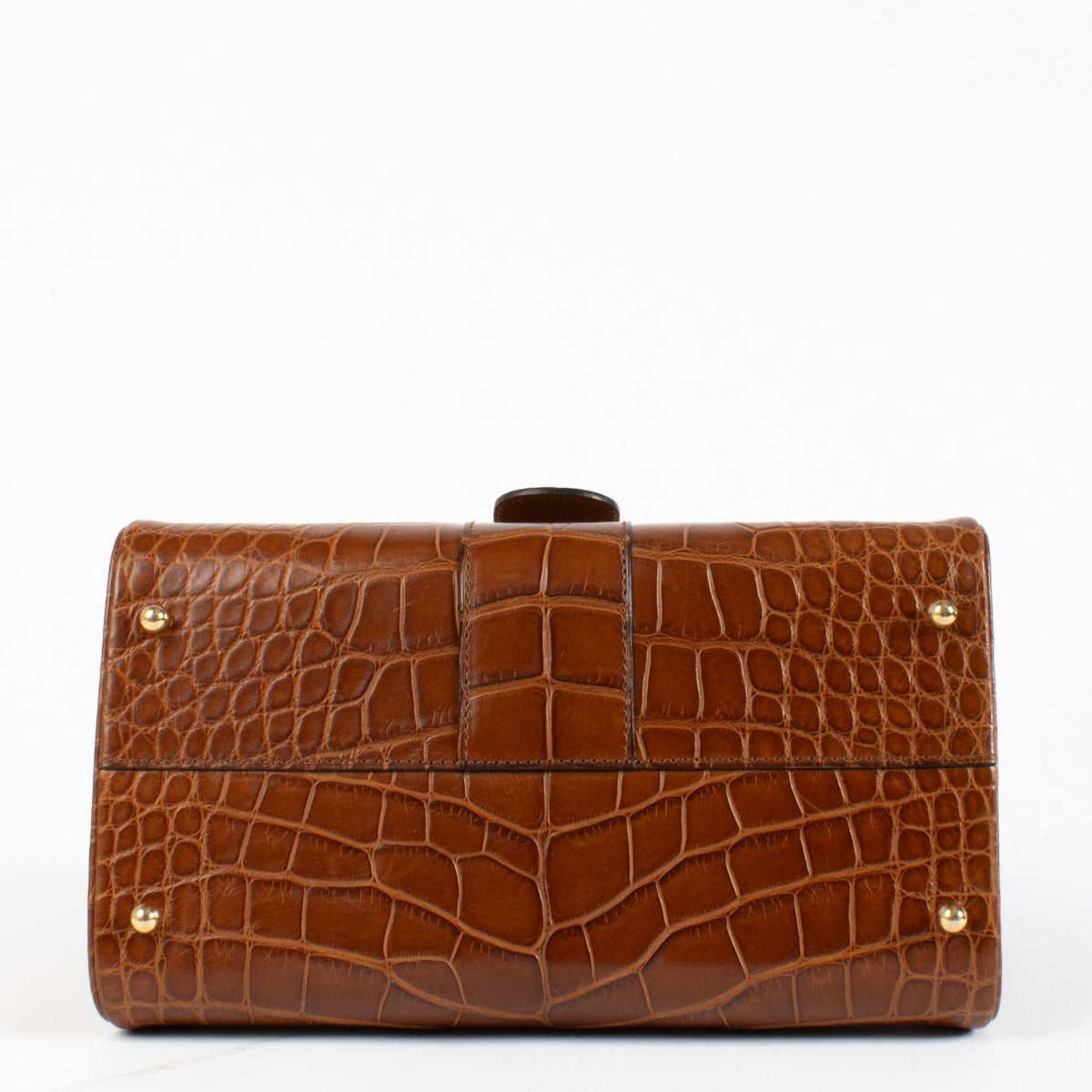 Delvaux Cognac Mat Alligator Brillant PM
