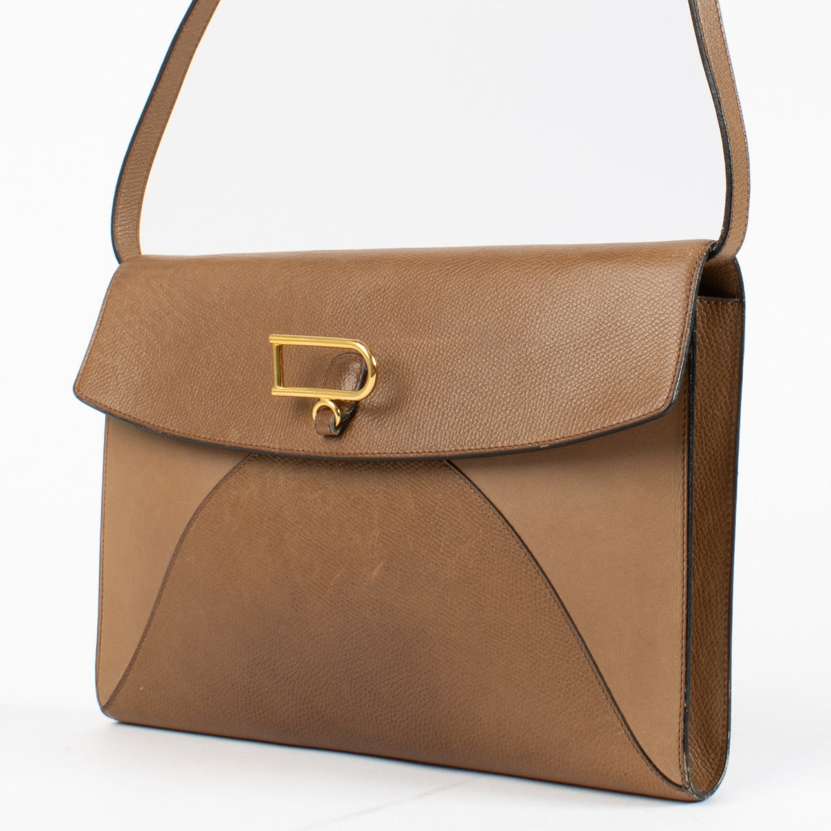 Pochette Delvaux Camel