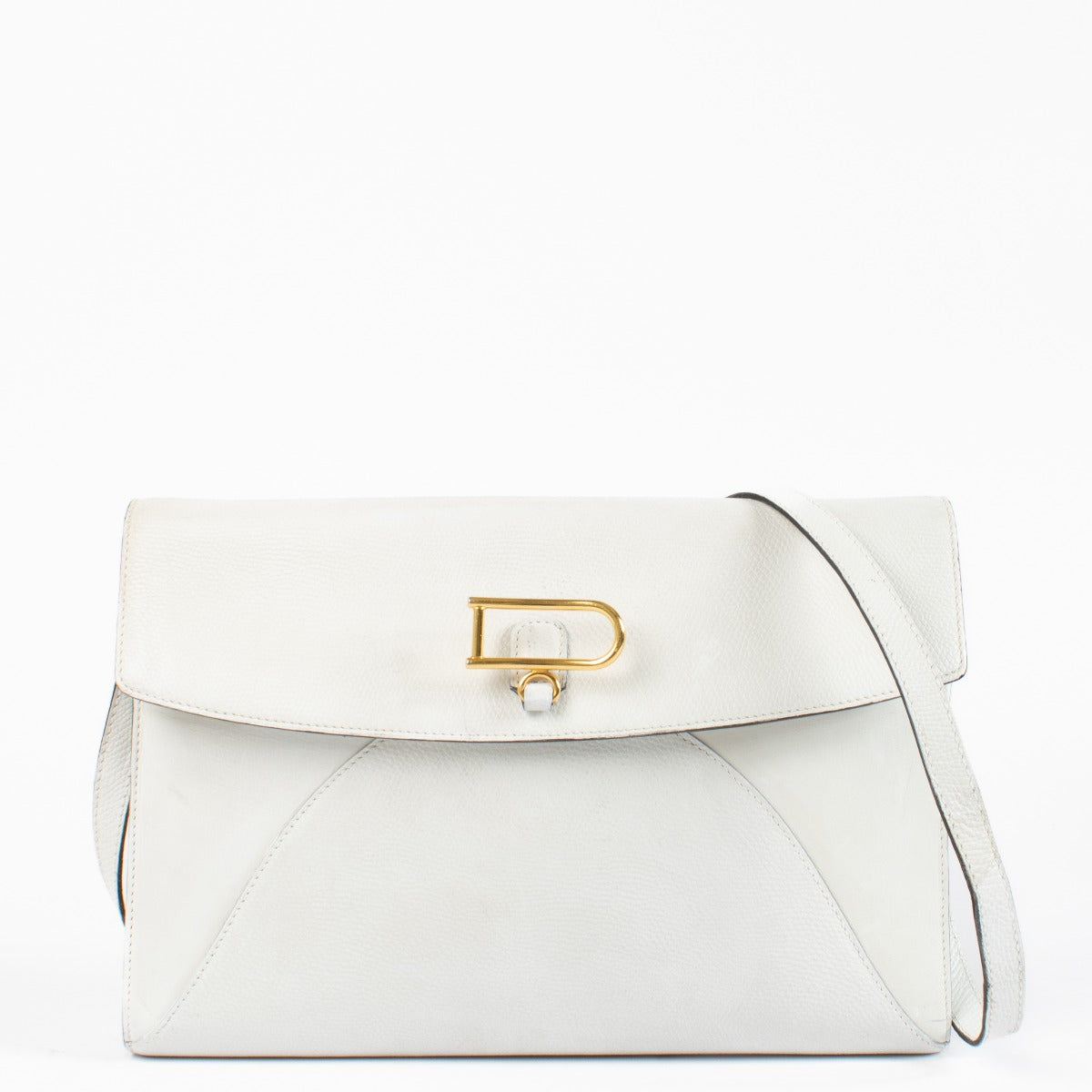 Delvaux Witte Clutch Tas