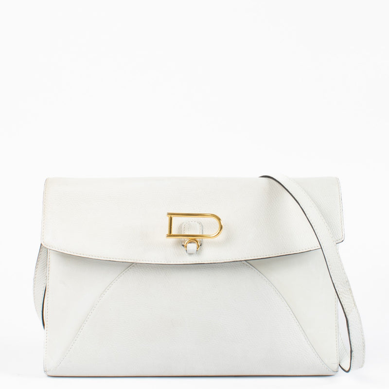 Delvaux White Clutch Bag