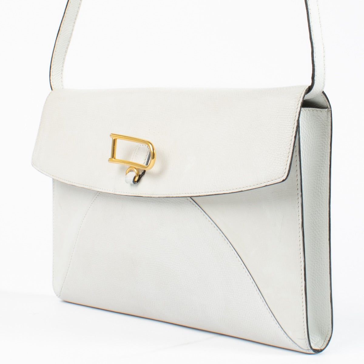 Delvaux Witte Clutch Tas