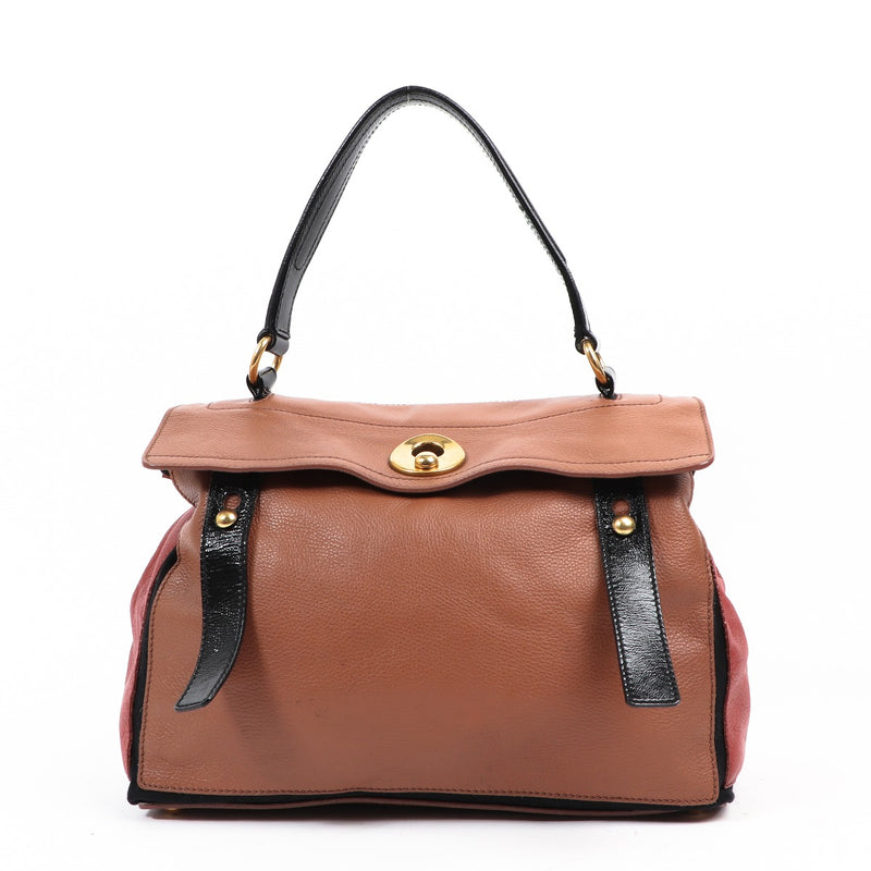 Yves Saint Laurent Camel Muse Two Small Handbag