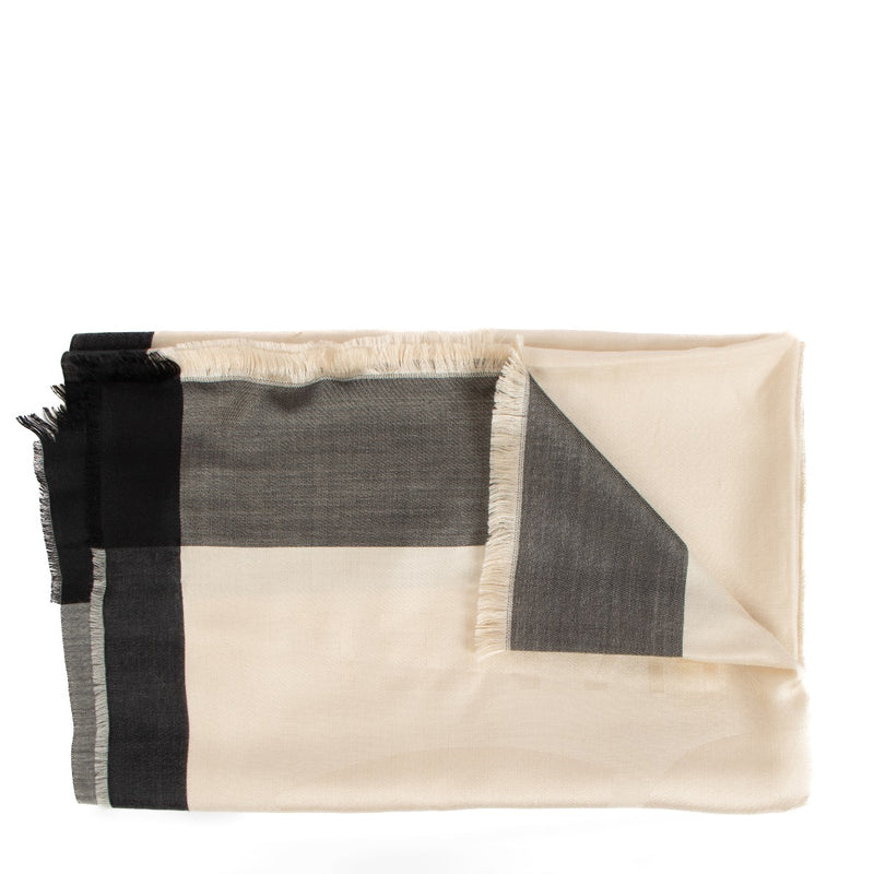 shop 100% authentic second hand Chanel Beige Silk/Cashmere Scarf on Labellov.com