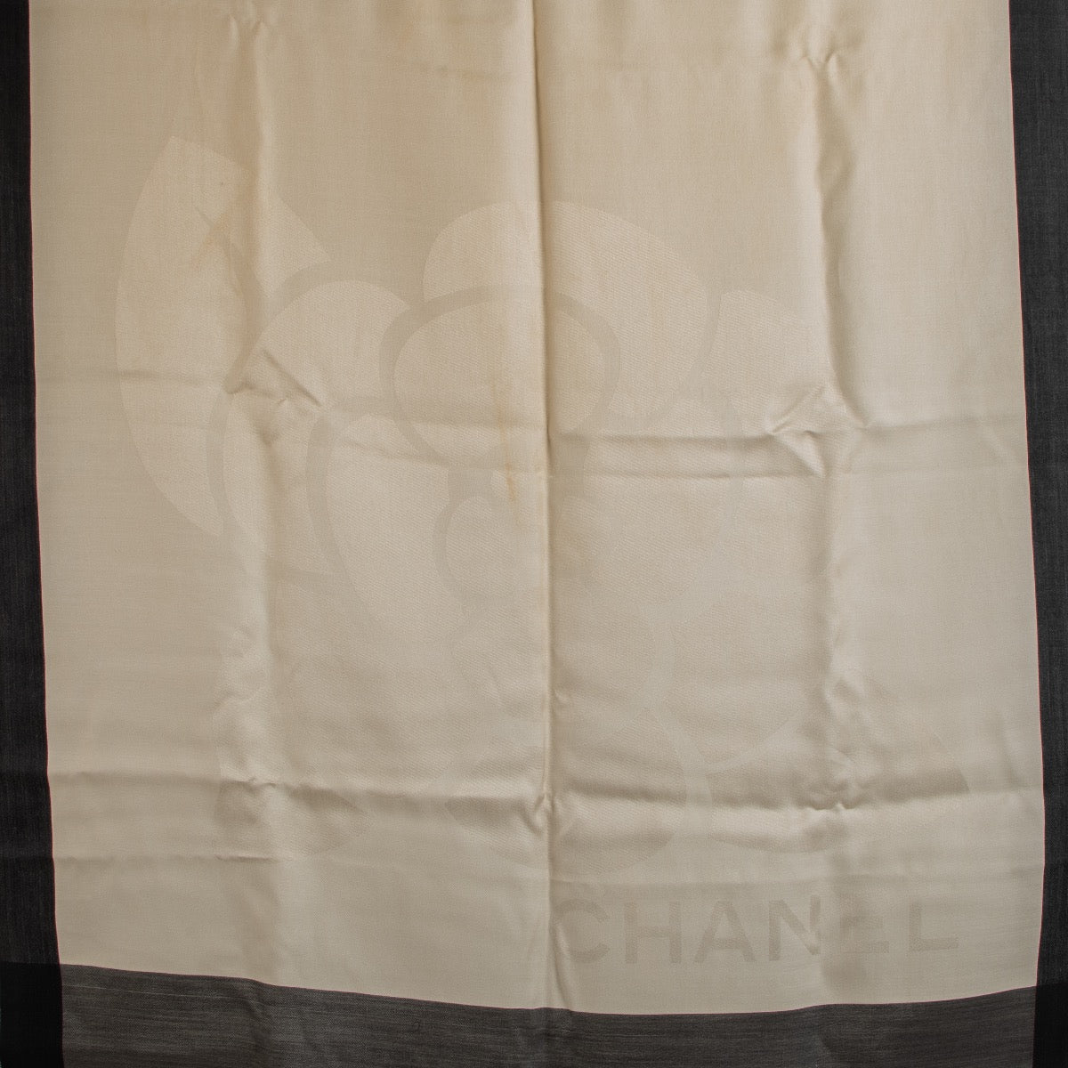 shop 100% authentic second hand Chanel Beige Silk/Cashmere Scarf on Labellov.com