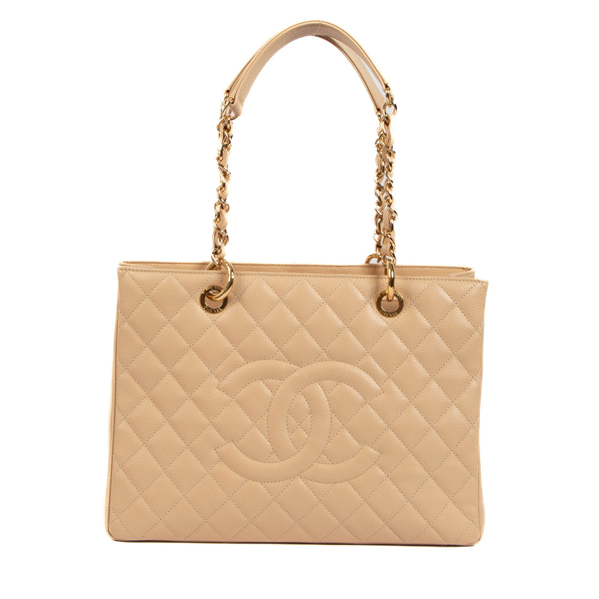 Chanel Beige Caviar GST Grand Shopping Tote