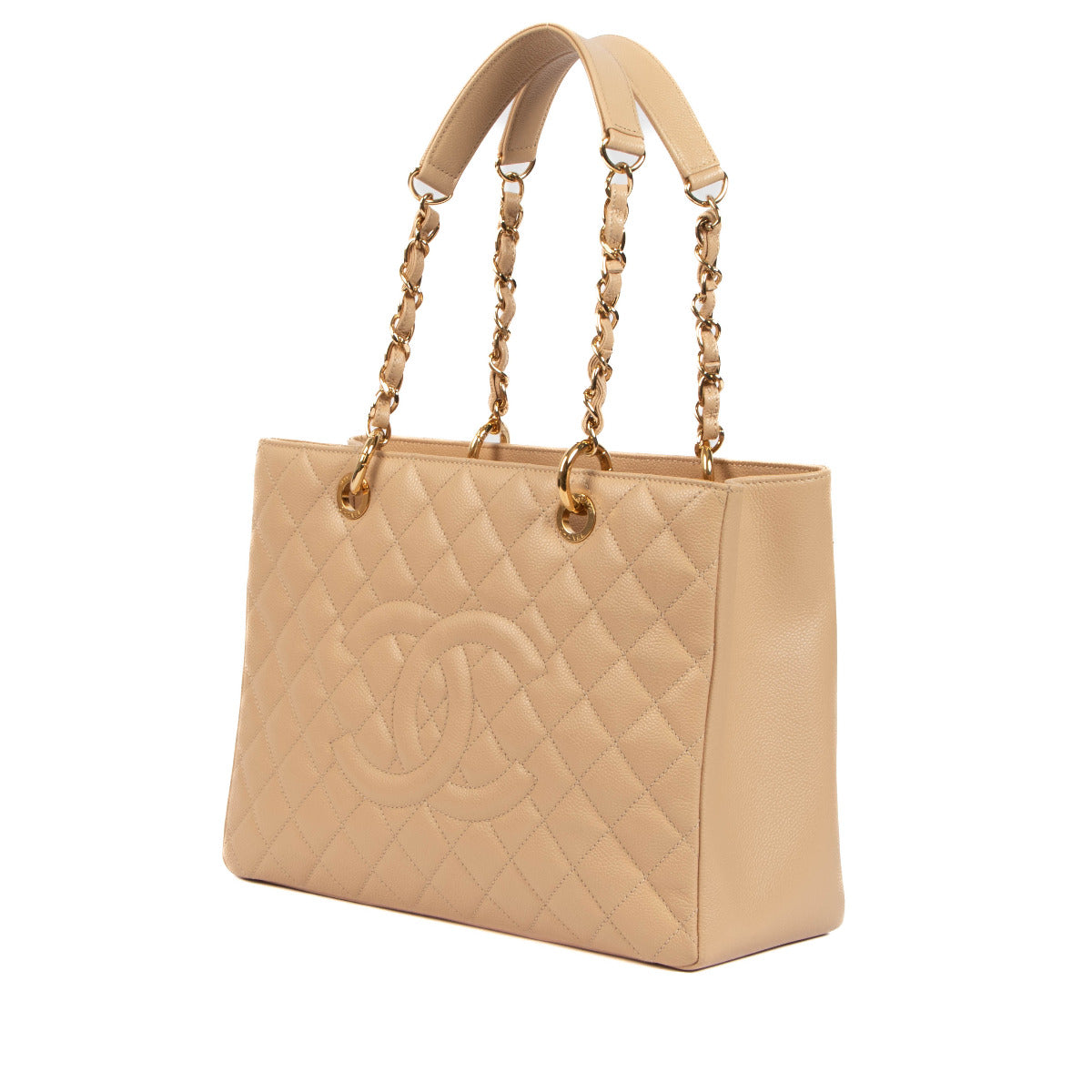 Chanel Beige Caviar GST Grand Shopping Tote