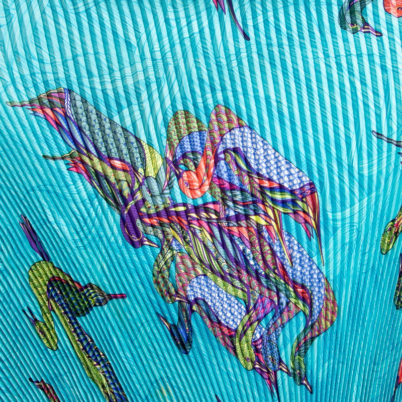 shop 100% authentic second hand Hermès La Mare Aux Canards Plissé Scarf on Labellov.com