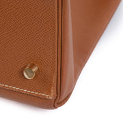 Hermès Vintage Kelly 32 Gold Courchevel GHW
