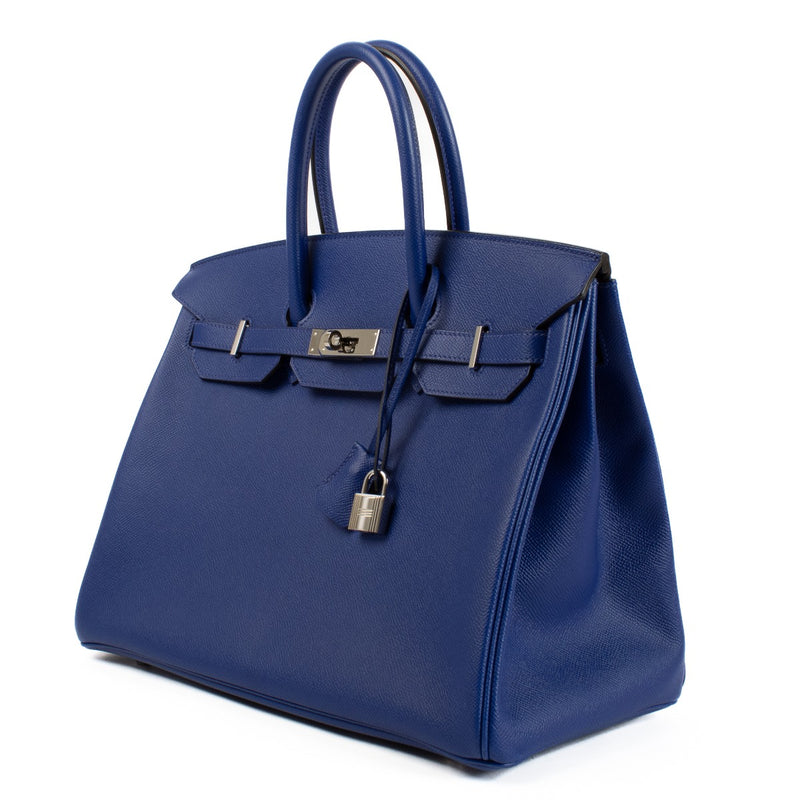 hermes birkin 35, hermes birkin bleu electrique, hermes birkin electric blue