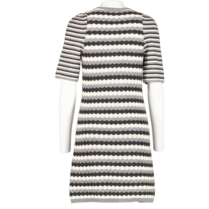 Chanel 17K Striped Knitted Dress