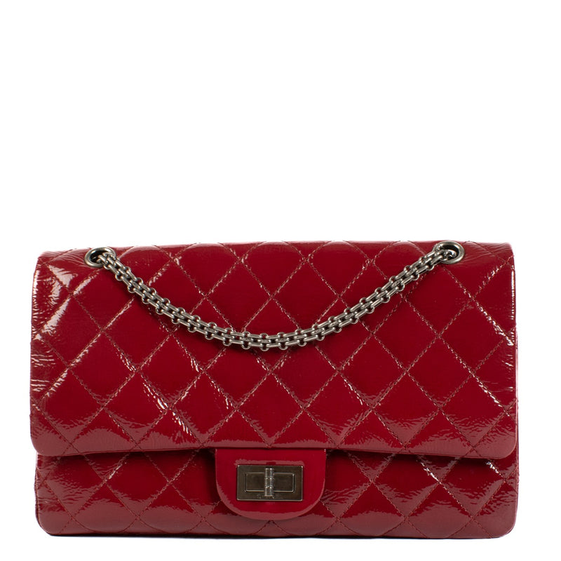 Shop 100% authentic secondhand Chanel Framboise Patent Leather Maxi 2.55 on Labellov.com