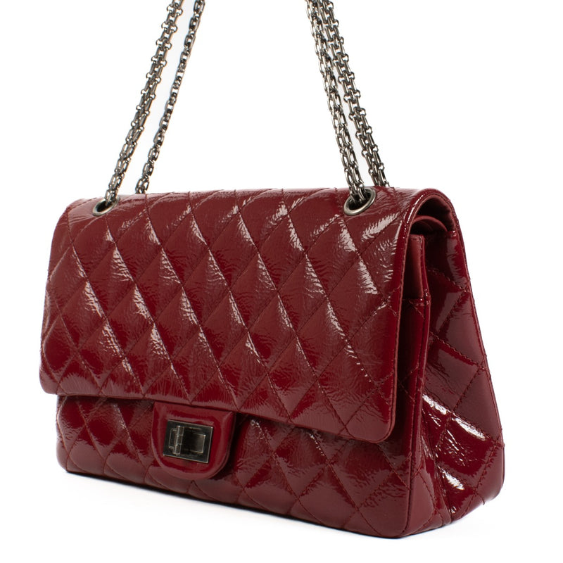 Shop 100% authentic secondhand Chanel Framboise Patent Leather Maxi 2.55 on Labellov.com