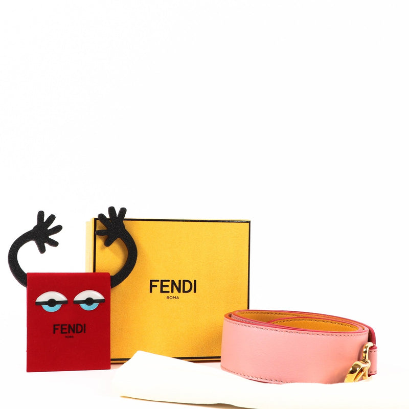 Buy an authentic second hand Fendi Pink Leather Bag Strap in very good condition at Labellov Antwerp.
