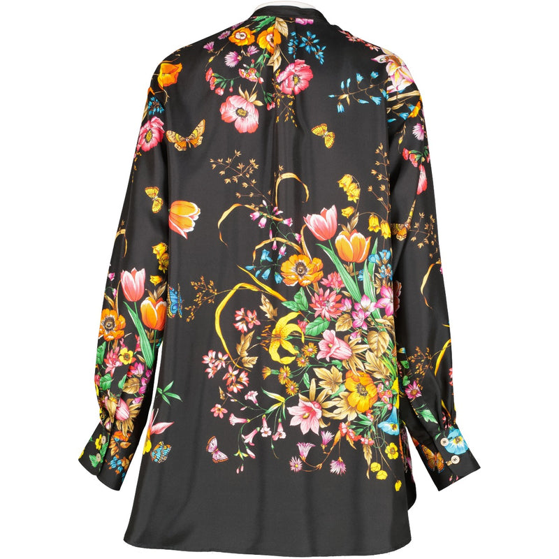 Shop 100% authentic second hand Gucci Black Floral Shirt - Size 38 on Labellov.com