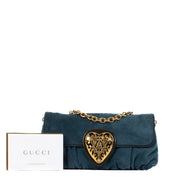 Gucci Blue Suede Hysteria Chain Bag