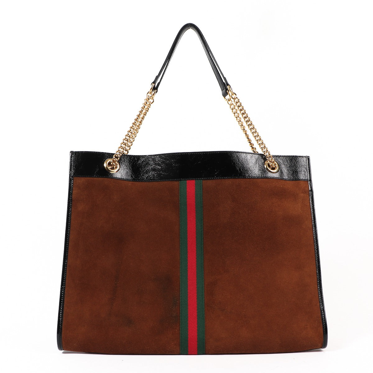 Gucci Brown Suede Large Rajah Tote Bag