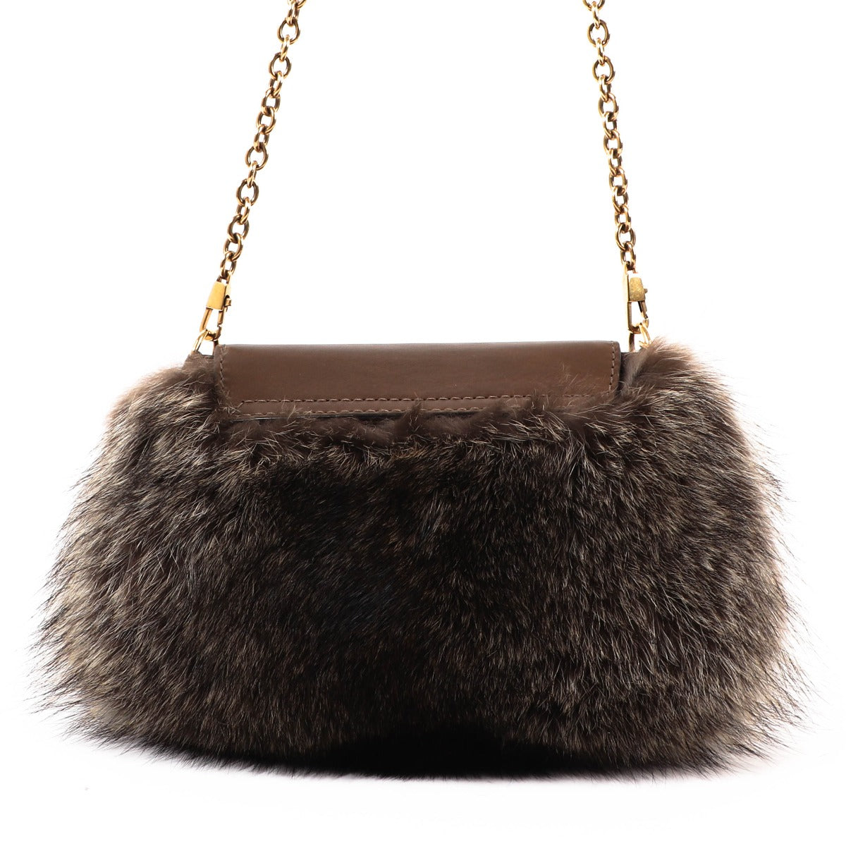 Gucci Raccoon Fur Small Smilla Chain Bag