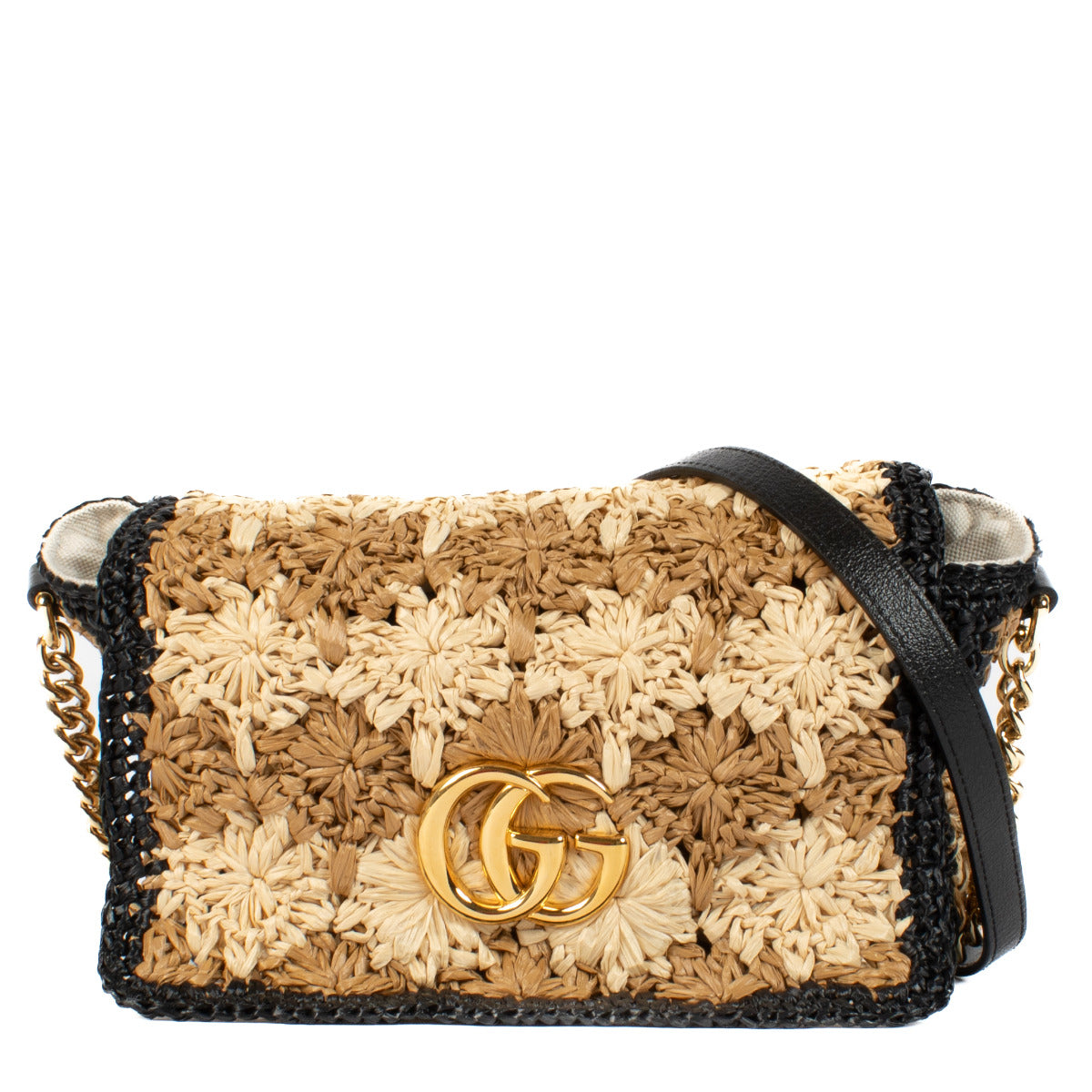 Gucci Raffia Crochet GG Marmont Bag aan de beste prijs bij Labellov