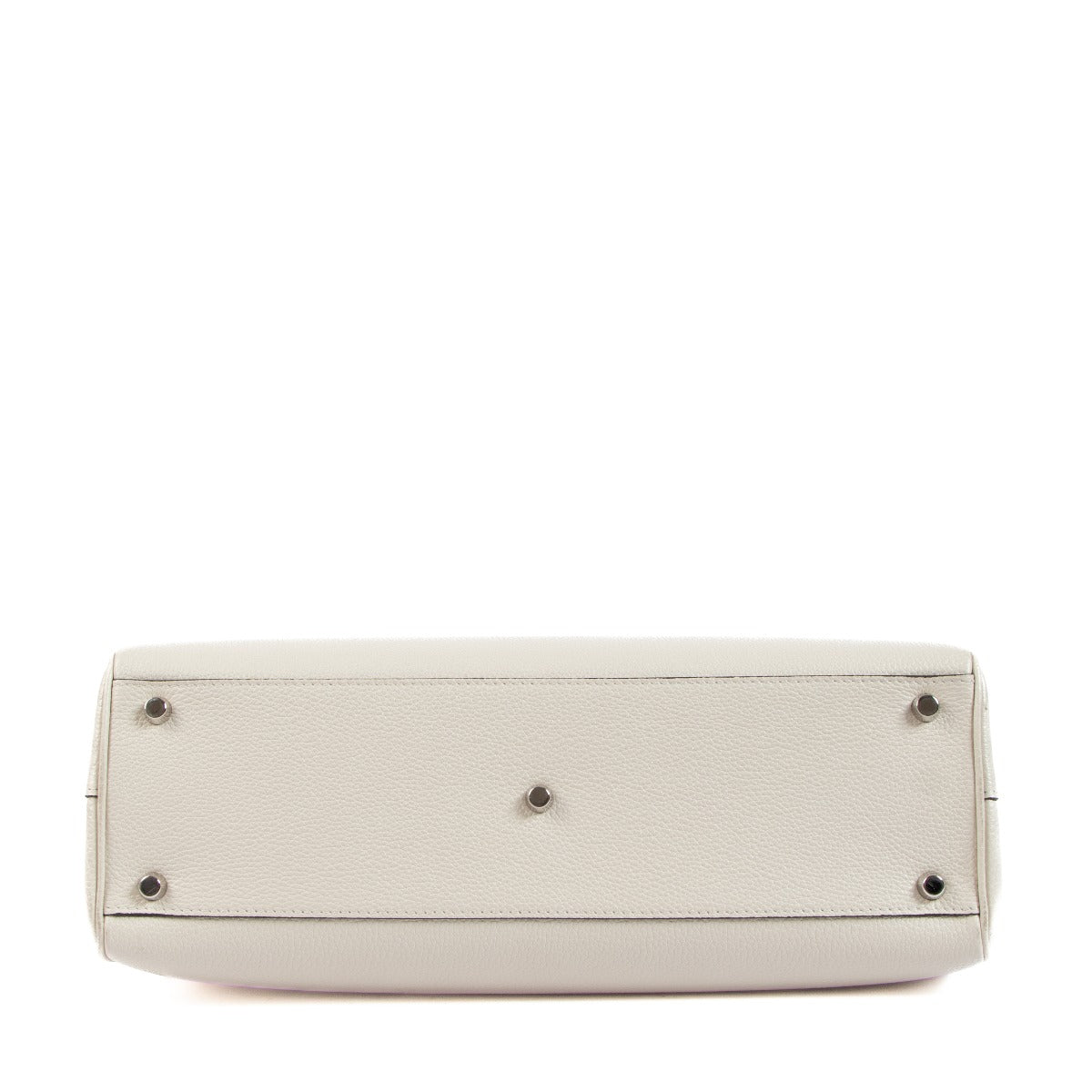 Sac cabas moyen Gucci Zumi en cuir crème