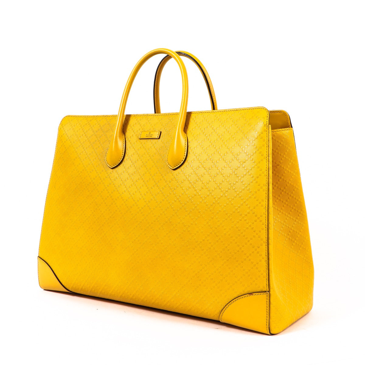 Gucci Yellow Bright Diamante Tote Bag