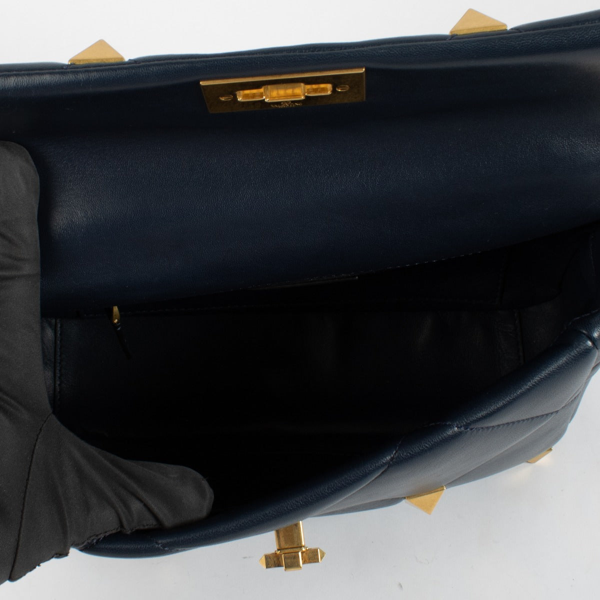 Valentino Garavani Blauwe Grote Roman Stud Tas
