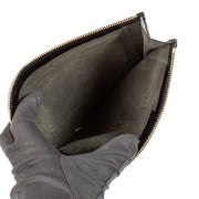 Shop safe online at Labellov in Antwerp and Knokke this 100% authentic second hand Delvaux Black Patent D Pouch