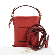 Buy authentic second hand Delvaux Red Leather Pin Toy Bag at Labellov.com