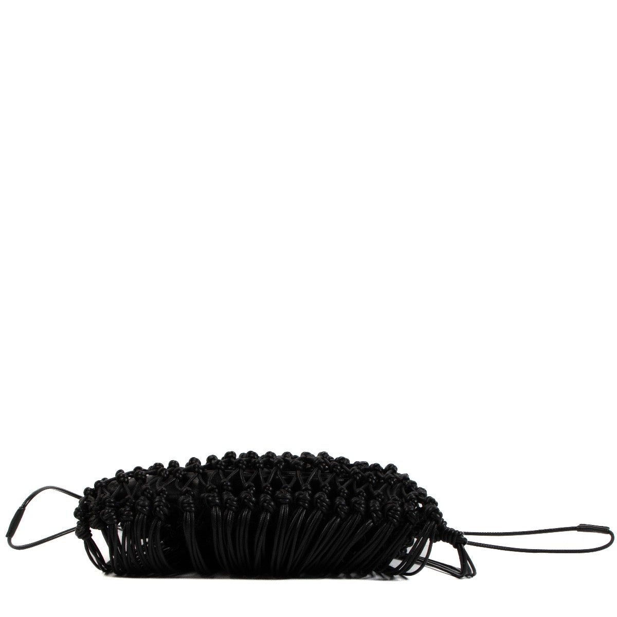 Shop 100% authentic second-hand Jill Sander Black Fringed Cotton Net Top handle on Labellov.com