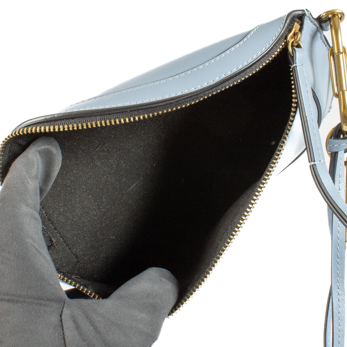 Authentic second hand Isabel Marant Blue Naoko Pouch Clutch on Labellov.com