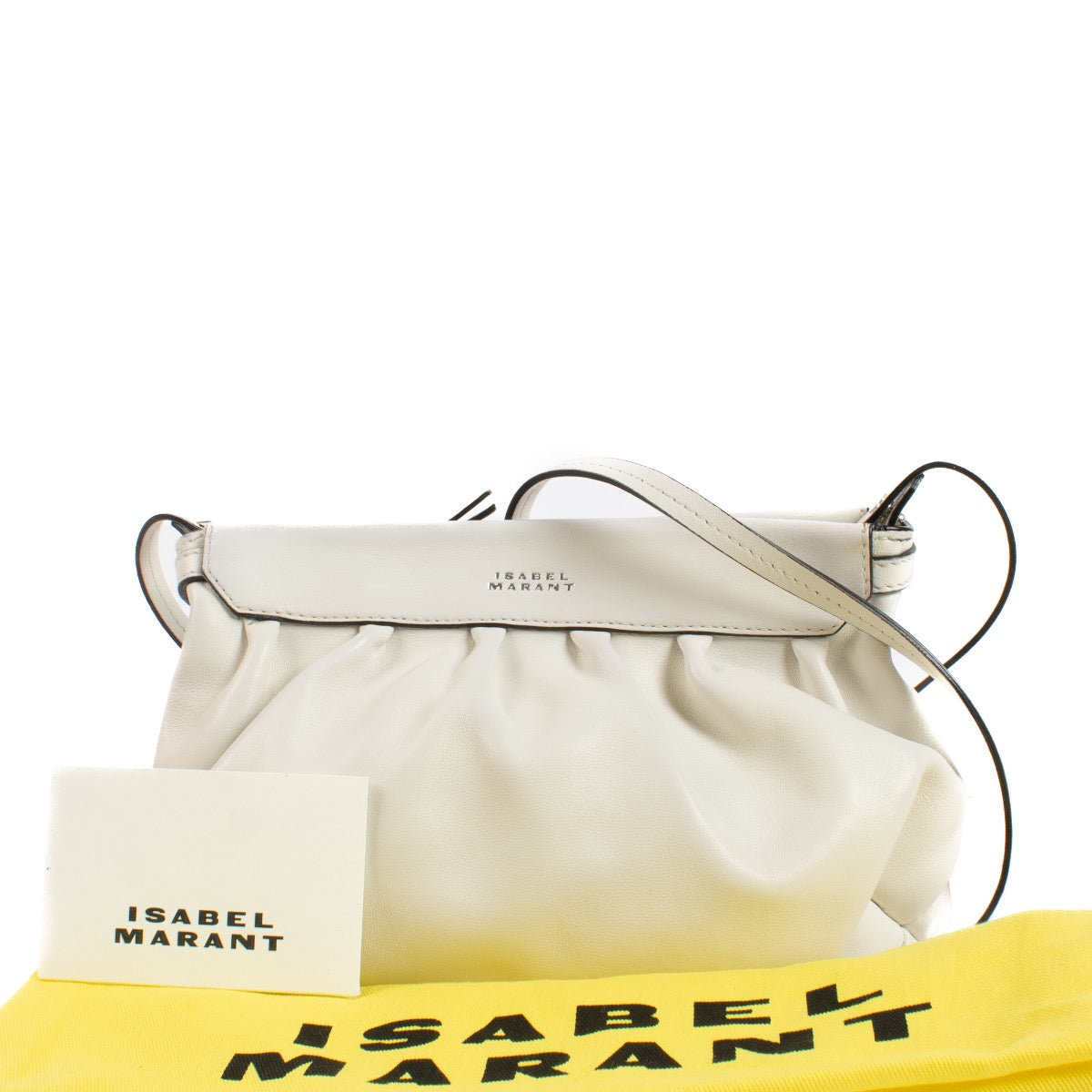 Shop safe online at Labellov in Antwerp and Knokke this 100% authentic second hand Isabel Marant White Luzes Small Crossbody Bag