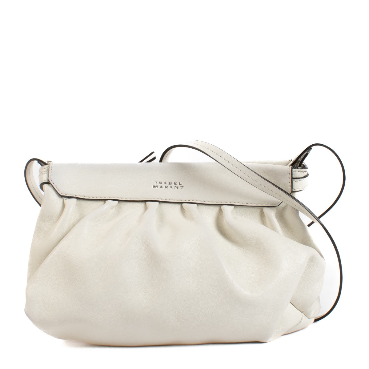 Shop safe online at Labellov in Antwerp and Knokke this 100% authentic second hand Isabel Marant White Luzes Small Crossbody Bag