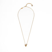 Authentic pre-loved Louis Vuitton Gold Tone Metal LV & Me V Necklace on Labellov.com