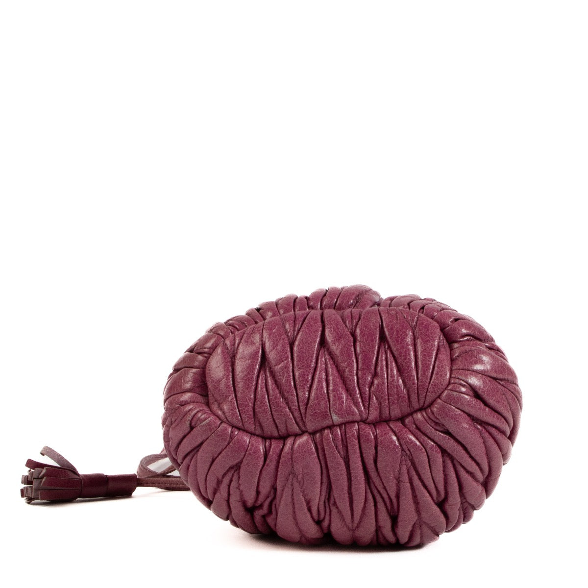Shop 100% authentic second-hand Miu Miu Purple Bucket Crossbody on Labellov.com