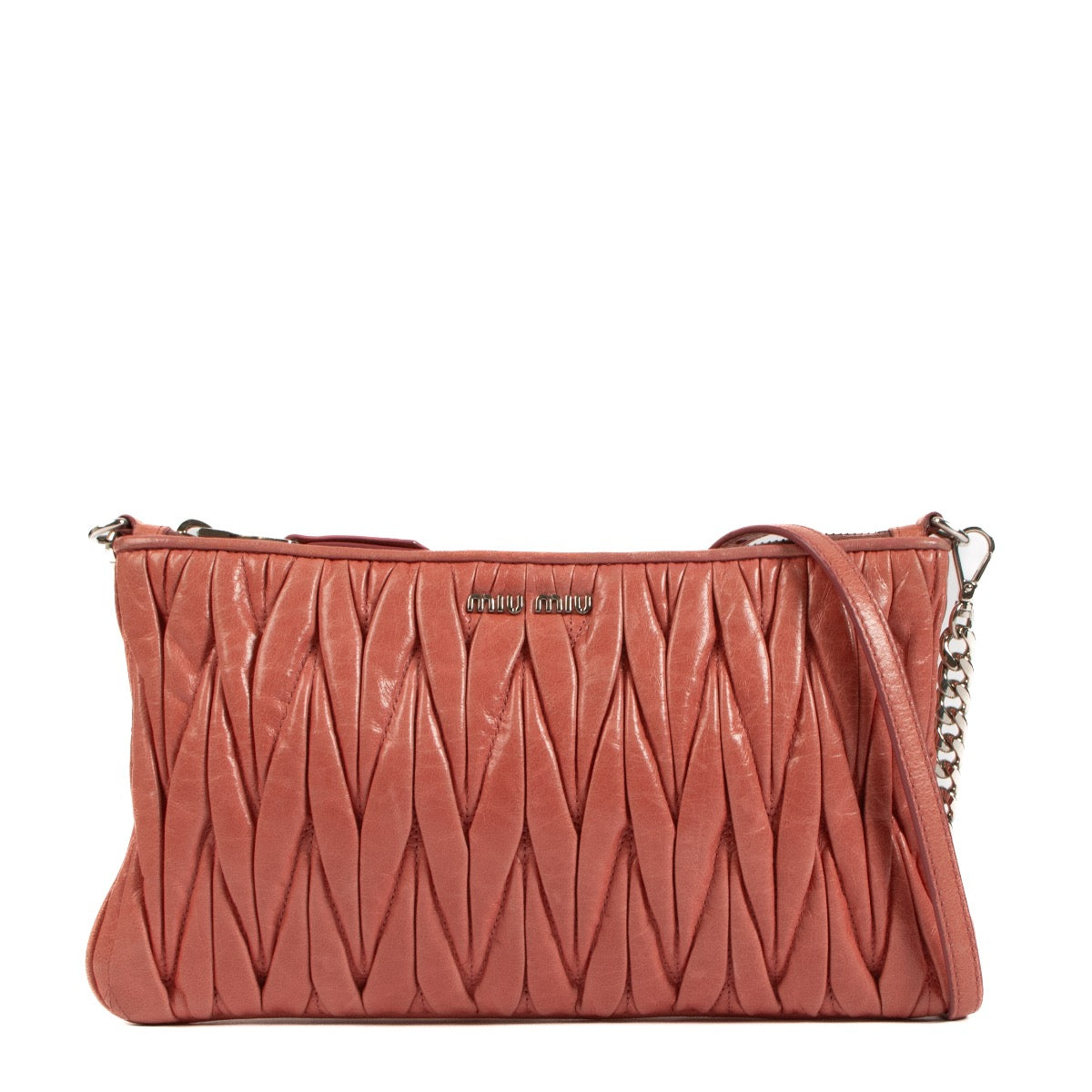 Shop 100% authentic second-hand Miu Miu Pink Crossbody Bag on Labellov.com