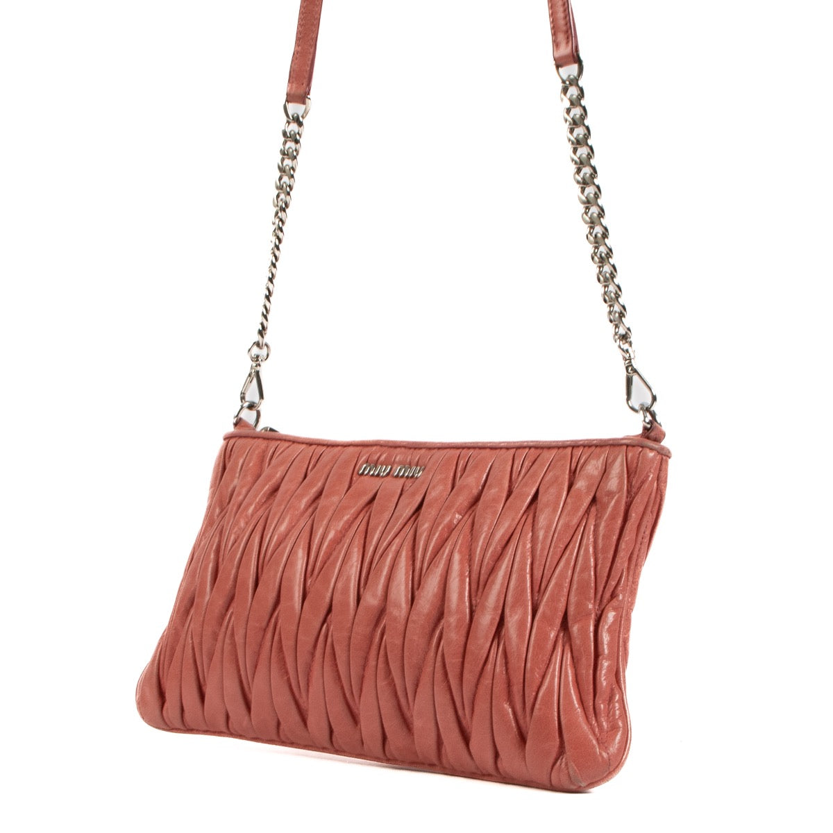Shop 100% authentic second-hand Miu Miu Pink Crossbody Bag on Labellov.com