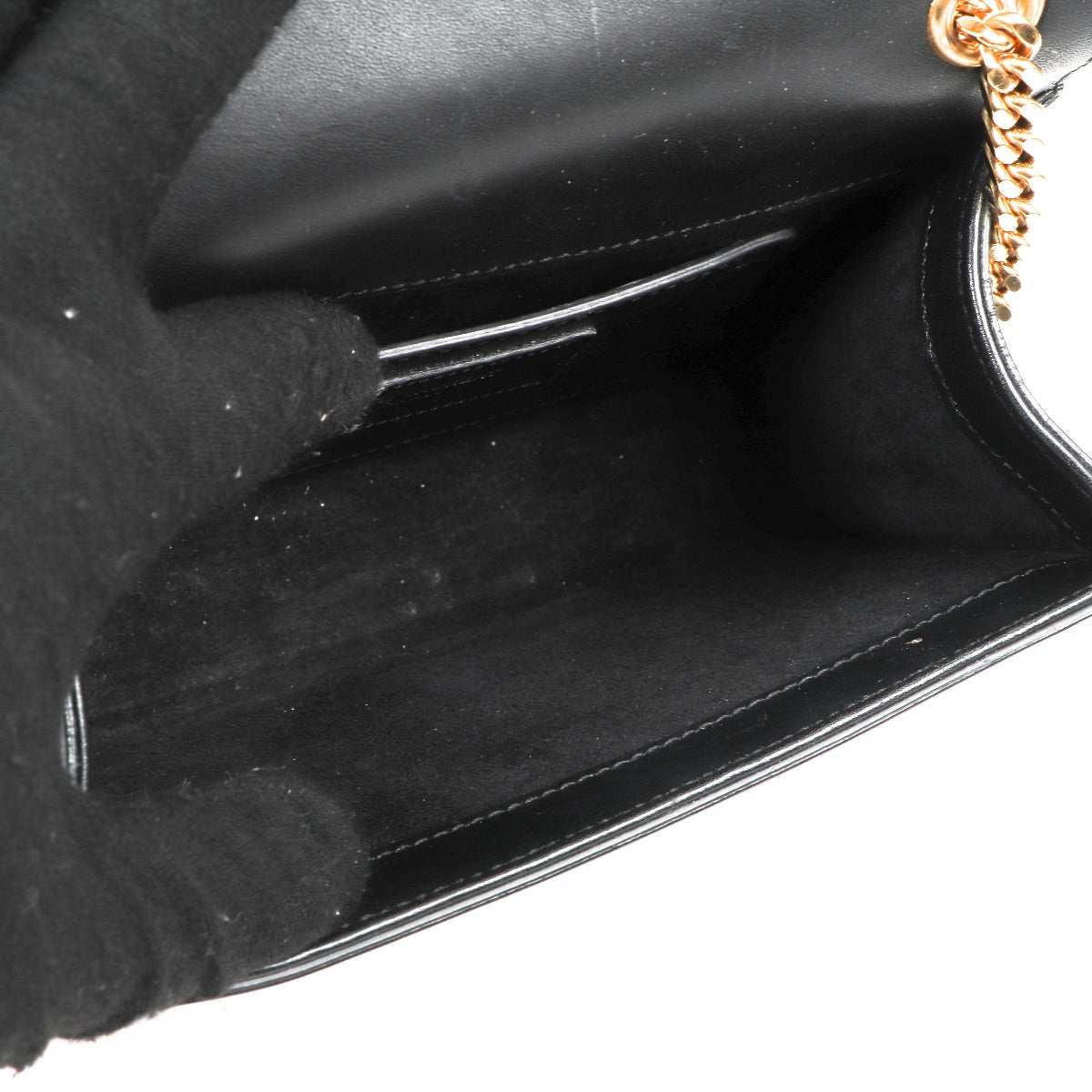 Saint Laurent Black Kate Tassel Small Bag