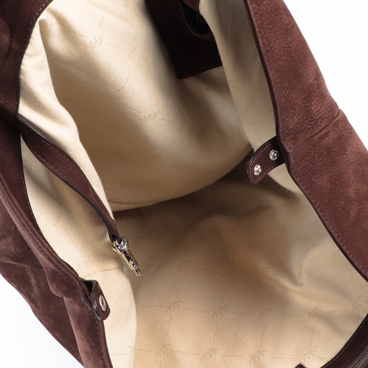 Shop safe online at Labellov in Antwerp this 100% authentic second hand Delvaux Brown Louise Cabas GM