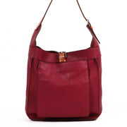 Shop safe online at Labellov in Antwerp this 100% authentic second hand Hermès Rubis/Fauve Taurillon Clemence/Hunter Sac Marwari PM