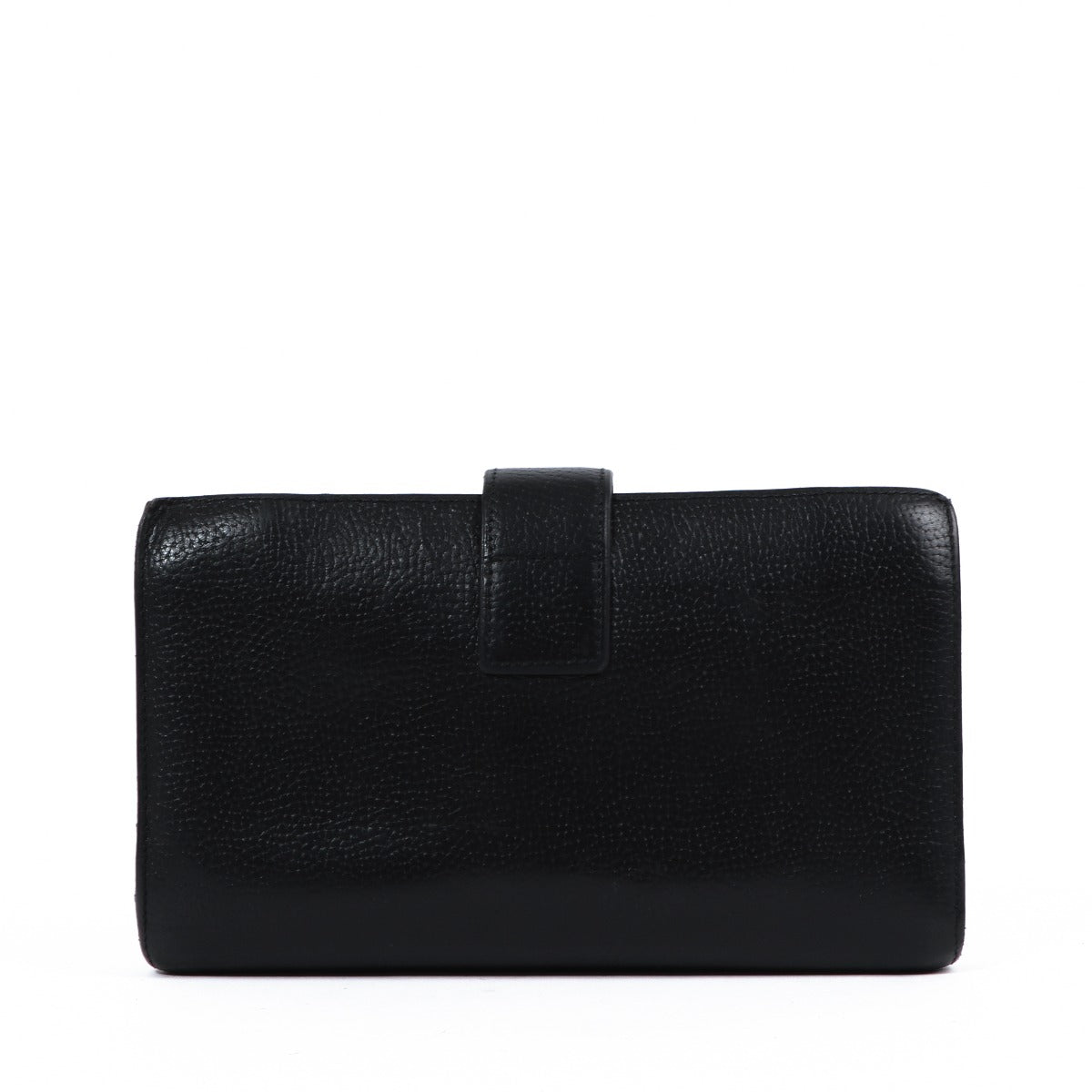Portefeuille Delvaux en cuir noir